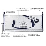 Calcutta Insulated Fish Bag Keeps Ice for 24 Hours | Waterproof Fish Cooler with Nylon Carrying Straps | Fish Kill Bag Featuring a Built-in Ruler for Measuring Fish