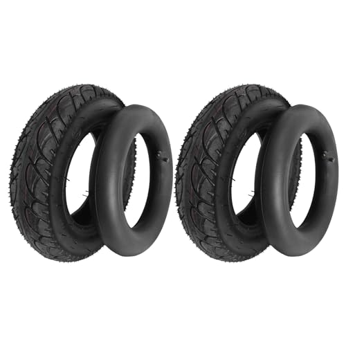 YC Yier 2 Pack 3.50-8" 3.50-8 Street Tire with Inner Tube -fit Monkey Bike Z50 Z50A Z50R Z50RD MT50 Mini Trail & Off-Road Bikes - TR87 Bent Valves