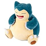 Pokemon 12" Large Snorlax Plush - Officially Licensed - Generation One - Authentic 12-inch Soft Stuffed Animal Toy Figure - Easter Basket Stuffer Gift for Kids, Boys, Girls - 2+