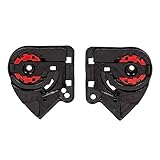 BEIDUOYANG 1 Pair Motorcycles Helmets Lens Visors Clip Shield Lock Visors Fixing Base Plate for FF801 FF323 FF390 FF397 OF521 Shield Base