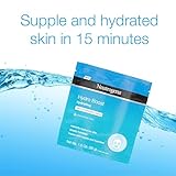 Neutrogena Hydro Boost Moisturizing & Hydrating 100% Hydrogel Sheet Mask, Face Mask for Dry Skin with Hyaluronic Acid, Gentle & Non-Comedogenic, 1 oz, 12 Pack