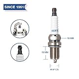 PK4 TORCH K6RTC Spark Plug Replace for Champion RC12YC, for NGK BKR6ES, for Kohler 12 132 02-S, 12 132 06-S, Briggs&Stratton 491055, for Kohler Briggs&Stratton Engine Walk Behind Riding Mowers, OEM