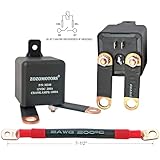 ZOZOMOTORS Battery Disconnect Switch Side Post 12V Remote Side Post Battery Disconnect Switch GM Side Mount Battery Terminal Anti Theft Kill Switch for Car Truck Marine RV UTV, 200/1000AMP, On/Off