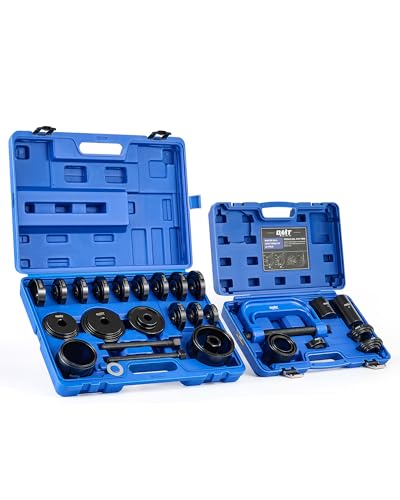 Orion Motor Tech 34pc Ball Joint & Wheel Bearing Press Kit, Front Wheel Drive Bearing Puller Tool Set with Sliding Screws Sleeves, 4-in-1 Ball Joint Press & U Joint Removal Tool Set for 2WD 4WD Car