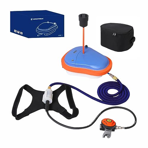 CRONDA Air 1, Airline Approved Scuba Diving Ventilator, Tankless Diving System, Portable Rechargeable Scuba Diving Tank, Waterproof Air Compressor, Swimming Pool Toys Diving Toys (Air 1)