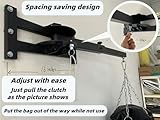 shikoyi Heavy Bag Hanger Wall Studs Mount Punching Bag Bracket Space-Saving Design Length Adjustable Heavy Duty Construction for Boxing, Muay Thai and MMA Training Load up to 500 lbs