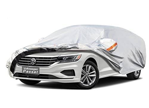 GUNHYI 6 Layers Car Cover Custom Fit Volkswagen Passat (1996-2025) Waterproof All Weather, Heavy Duty Outdoor Snow Sun Rain Uv Protection (Ships from US Warehouse, Delivery 3-8 Days)