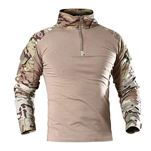ANTARCTICA Mens Long Sleeve Tactical Shirt T-Shirt Men's Military Rapid Assault Army Combat Rapid Assault Slim Fit