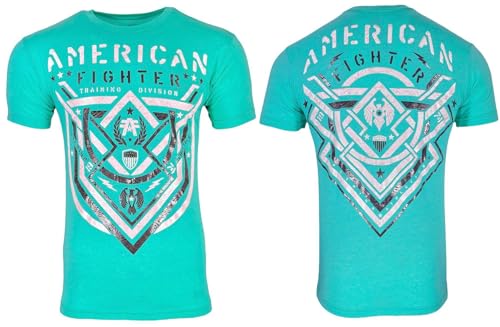 American Fighter Men's T-Shirt Lost Springs Crew Neck XL Blue