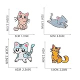 18pcs Cat Iron on Patches, Embroidery Applique Patches for DIY Jeans Jackets, Clothing, Bag, Caps (Cat)