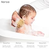 NAROA Natural Baby Bath Sponge in Gift Box | Premium Soft Wool Sea Sponge for Babies | Newborn Bath Time Essentials | Sustainable & Plastic Free (1 Pack)