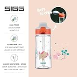 SIGG - Kids Miracle Water Bottle - Puppy Friends - Lightweight Tritan with Leak-Proof Lid - One Hand Children's Drink Bottle - 15 Oz (8731.80)