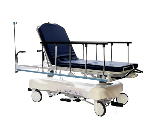 MS3C-LHT Hydraulic Patient Stretcher/Patient Trolley/Patient Gurney, Weight Capacity 660 lbs