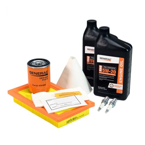 Generac 5W-20 Maintenance Kit for 20Kw-26Kw 999cc Generators (Replaces A0002074712)