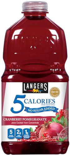 Langers 5 Juice Cocktail, Cranberry Pomegranate, 64 Fl Oz (Pack of 8)