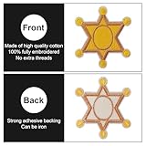 Harsgs Western Iron on Patches, Embroidered Iron on/Sew on Patches Cowboy Western Style Applique for Clothes, Dress, Hat, Jeans, DIY Accessories, Pack of 30