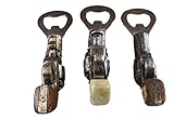 Ebros Gift Pack of 3 Assorted Rustic Western Old World Outlaw Cowboy Dual Six Shooter Revolver Gun Pistols Soda Beer Glass Bottle Cap Openers Cabin Lodge Country Accent Accesory