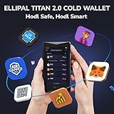 ELLIPAL Titan 2.0 Crypto Cold Wallet, Hardware Wallet, 100% Offline, Air-gapped - The Most Secure Crypto Wallet for 10000+ Coins & Tokens & NFTs