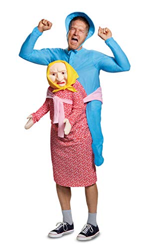 Disguise Men's Mommy, I Don't Want to Grow Costume, Red/Blue/Yellow, X-Large