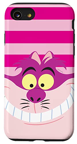 iPhone SE (2020) / 7 / 8 Disney Alice in Wonderland Cheshire Cat Pink Stripes Case