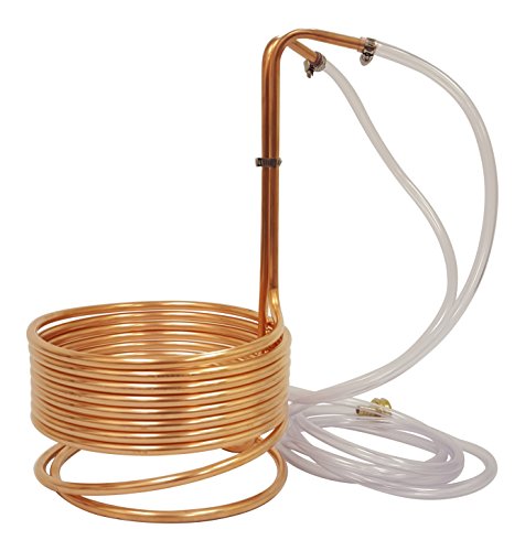 NY Brew Supply Wort Chiller, 3/8" x 25', Copper
