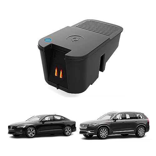 AkosOL 2023 New Car Wireless Charger for vo-l-vo XC90 XC60 S90 S60, Magnetic Charging Design, 15W Fast Charging Mobile Phone Charger Pad