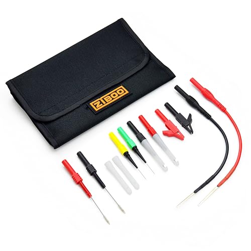 Back Test Probe Kit, Backprobing, Diagnostictesting,Electrical Troubleshooting Automotive Test Lead Kit (ZIBOO 804)