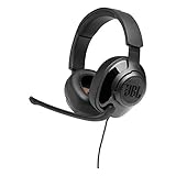 JBL Quantum 200 Gaming Headphones Go 3 Portable Speaker Bundle - Wired Over-Ear Headset for Immersive Game Audio and Bluetooth Speaker for Bold Sound