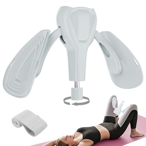 TINRIEF Upgraded Inner Thigh Exerciser for Women, Adjustable Pelvic Floor Muscle Exercise Devices, Hip Trainer Kegel Exerciser for Postpartum Rehabilitation, Thigh Toner Leg Workout Equipment