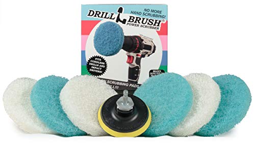Drill Brush - Kitchen Accessories - Scrub Pads - Shower Cleaner - Bathtub - Bath Mat - Sink - Scrubber - Stove - Oven Rack - Cooktop - Frying Pan - Pots and Pans - Tile - Grout Cleaner - Flooring