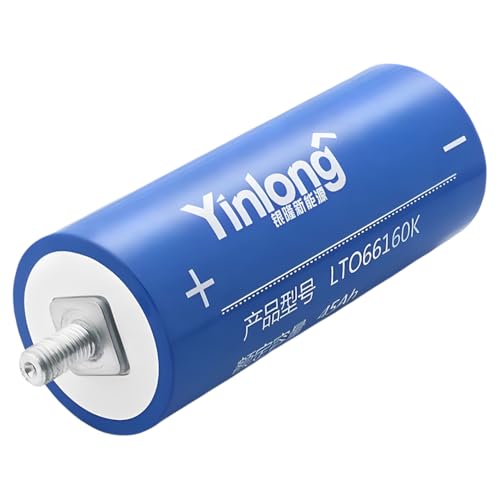 2.3V 45Ah 12pcs Yinlong LTO Cells 30000+ Deep Cycle Lithium Titanate Battery Rechargeable Cells,for Solar Systems, Backup Power, DIY,RV, Boat, Golf Cart, UPS, Lawn Mower