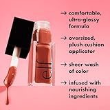 e.l.f. Glow Reviver Quad Goals Lip Oil Kit, Lip Gloss For A High-Gloss Finish & Sheer Wash Of Color, Non-Sticky, Vegan & Cruelty-Free, 4 Glosses