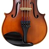 Bunnel Premier Violin Outfit 4/4 Full Size - Carrying Case and Accessories Included - Solid Maple Wood and Ebony Fittings By Kennedy Violins