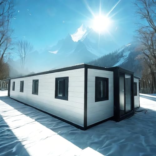 2025 Luxury Expandable Container Home – 3 Bedroom Prefabricated House with Kitchen & Bathroom | Modern Modular Living Solution