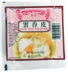 Wonton Wrappers 12 x 14 Oz Case - Pre-Cut Dough Sheets for Dumplings and Asian Appetizers, Bulk Pack for Culinary Professionals, 504 Pieces