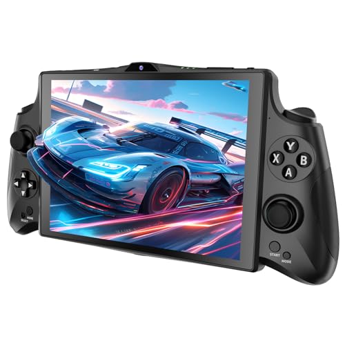 Android Gaming Tablet with 2.4GHz Octa Core 8GB RAM 256GB ROM USB HDMI WiFi Joystick, Handheld Game Console for Online Retro Video 3D Game Controller with 8" 2K FHD Display Touchscreen for Adult Kids