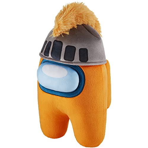 Among Us Orange Knighted Knight Plush 12" Soft Stuffed Figure Online Game