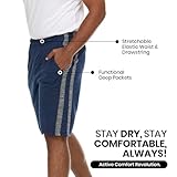 Athletic Shorts for Men - 5 Pack Men's Activewear with Pockets, Quick Dry Basketball Shorts - Sports Shorts for Workout, Gym, Running