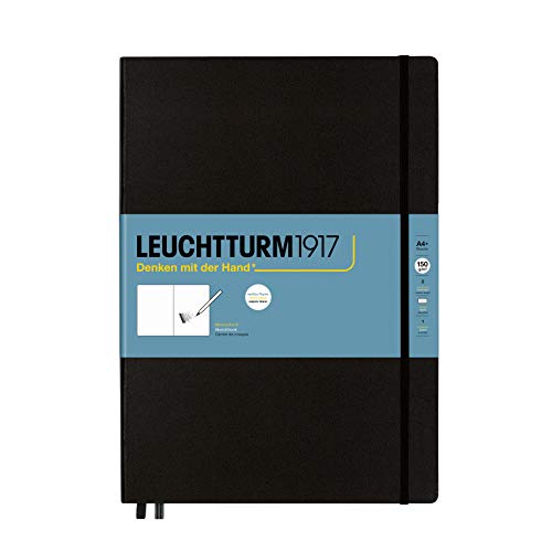 Leuchtturm1917 - Master A4 Hardcover Sketchbook (Black) - 112 Pages of 150g/m² Paper