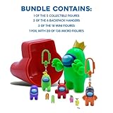 Just Toys LLC Among Us Surprise Bundle (Inlcuding Random Collectible Figure, Backpack Hangers, Mini Figures & Micro Figures)