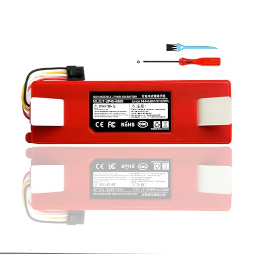 Robot Vacuum Cleaner Battery for Xiaomi Roborock S50 S51 S55 S5 E20 E25 C10 T6 T60 T65 E4 S55 S6 E25 E35 S6 S7 Max T4 T6 ，for Roborock Q5, Q5+, Q380RR, Q7, Q7 Max, Q7 Max+, Q7M02-00, Q7M52-00,