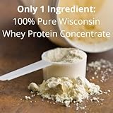 SethSpartan.com 100% Pure Whey Protein - 5 LB (2.27 KG) - 30g Protein Per Scoop! - Unflavored Whey Protein - (USA Whey Protein NOT China Imported)