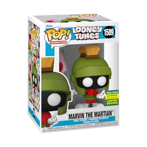 Funko Pop! Animation: Looney Tunes - Marvin The Martian with Martian Flag (2024 Shared Exclusive)