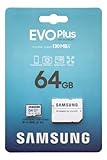 Samsung 64GB Evo Plus MicroSD Card (5 Pack EVO+ Bundle) Class 10 UHS-I SDXC Memory Card for Phone, Tablet, Action Camera (MB-MC64KA) Bundle with (1) Everything But Stromboli Micro & SD Card Reader