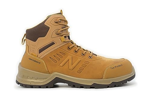 New Balance Men's Composite Toe Contour Industrial Boot, Wheat, 11 Wide