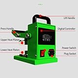 Mini Rosin Heat Press Machine, Dual Plates Hand Manual Heat Press Machine, 2.4 * 3.6 Inch Portable Oil Wax Extracting, for Rosin Extraction Flowers