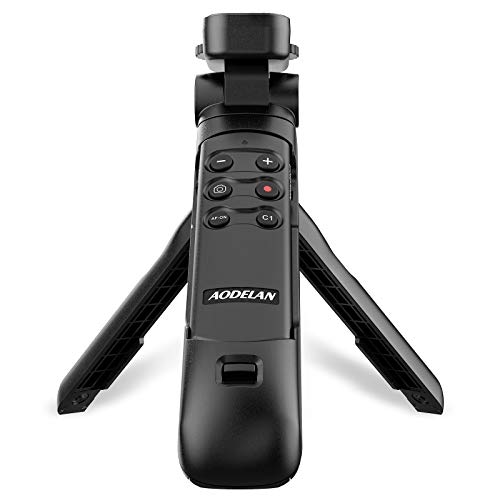 AODELAN Wireless Shooting Grip Tripod with Remote Control for Vlogging, for Sony ZV-E10,ZV-1F, ZV-E10 II, a6100, a6400, a6600, a7 III, a7R III, a7R IV, a9, a9 II, Replace Sony GP-VPT2BT