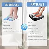 Heleyme Terahertz Iteracare Foot Massage Qi and Blood Unblocked Machine THZ Physiotherapy Feet Massager Unleash Continuous Soothing Power Improve Circulation, Plantar Fasciitis, Pain Relief