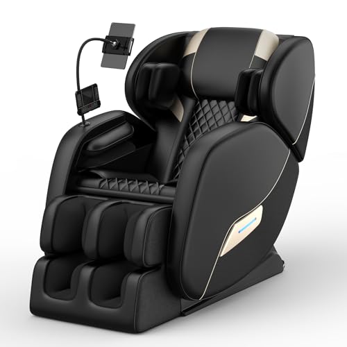 AnoYishev 2025 Massage Chair Full Body, Zero Gravity SL-Track Shiatsu Massage Recliner Chair with Body Scan, 6 Fix Point Rollers,Airbags,Deep Yoga Stretch, Heating Function