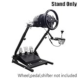 Nejoney Racing Wheel Stand, Height Adjustable & Foldable Steering Wheal Stand Compatible with Logitech G25,G27,G29,G920 Gaming Cockpit